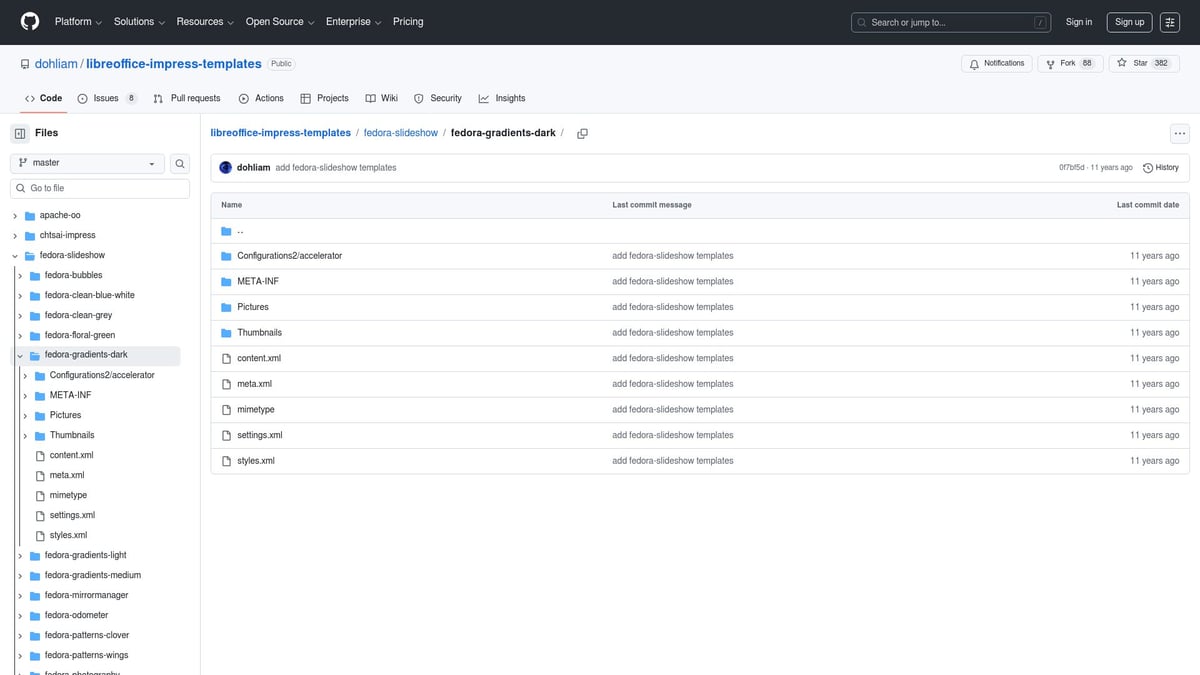 8 Best LibreOffice Impress Template Picks for 2026 - Fedora Gradients Dark – Sleek & Professional