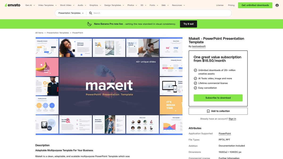 10 Attractive PowerPoint Templates to Elevate Your Slides 2026 - Makeit PowerPoint Presentation Template