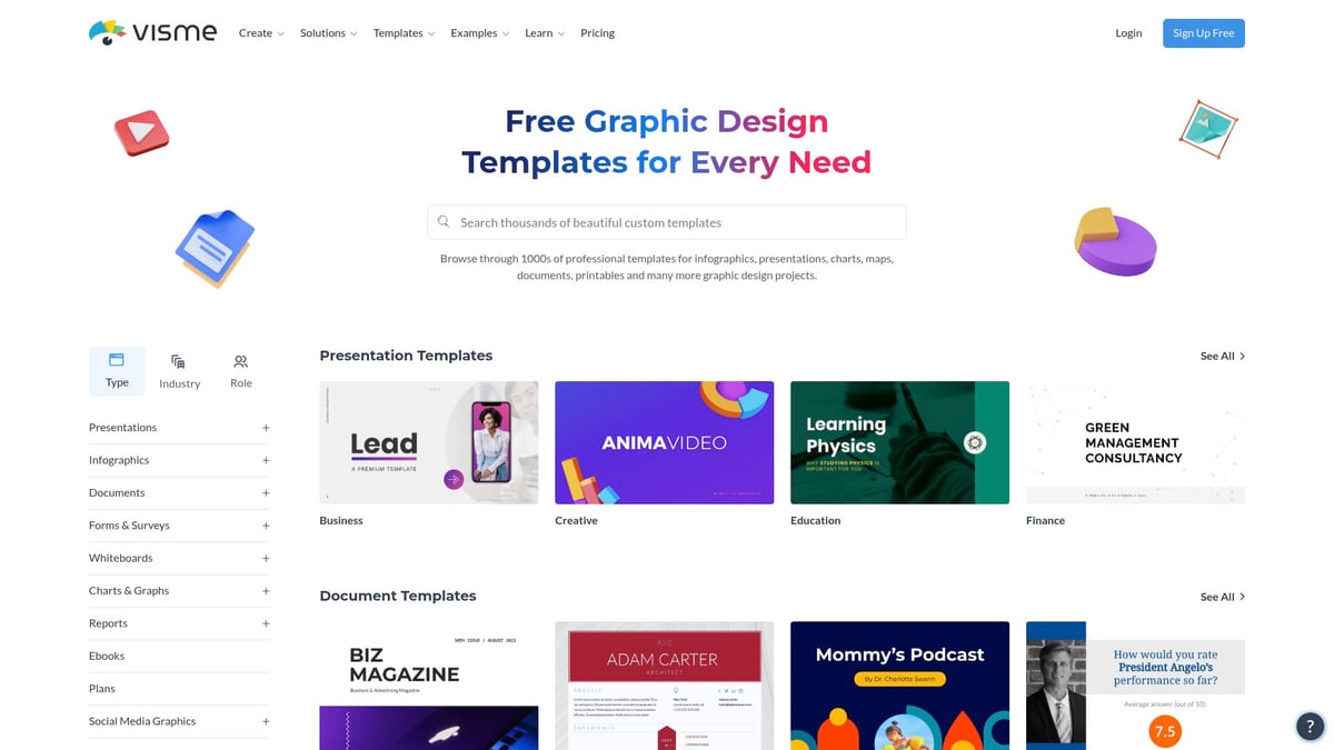 10 Best Slide Deck Templates for Stunning Presentations 2026 - Creative Pitch Deck by Visme