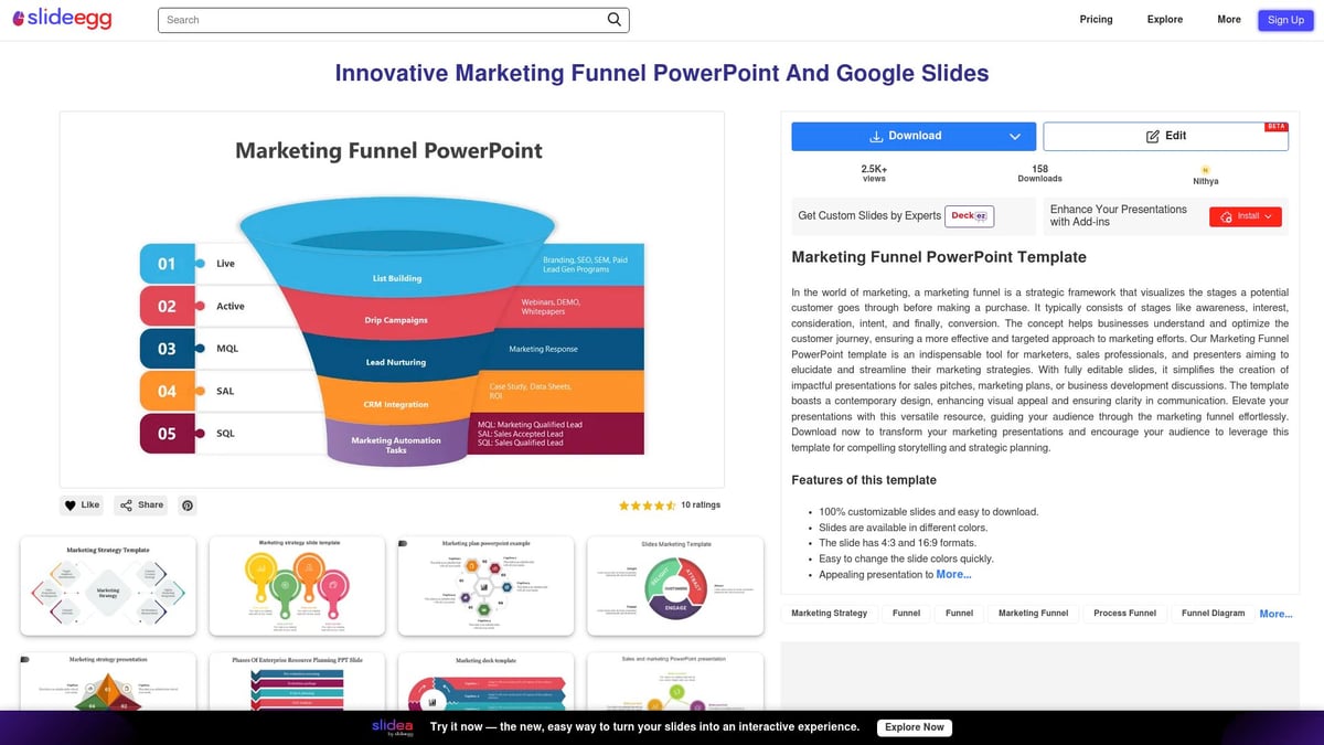 7 Best PowerPoint Funnel Template Picks for 2026 - Innovative Marketing Funnel PowerPoint And Google Slides (SlideEgg)