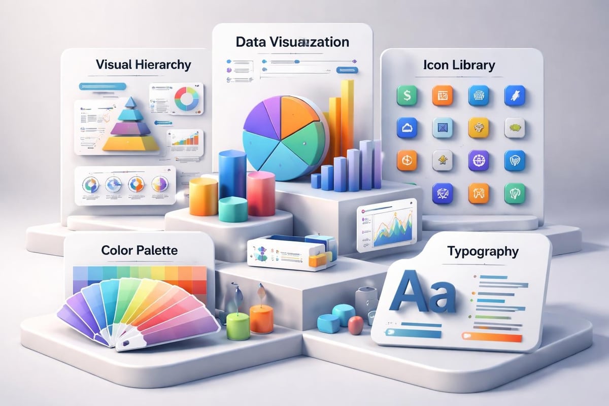 Components of infographic templates