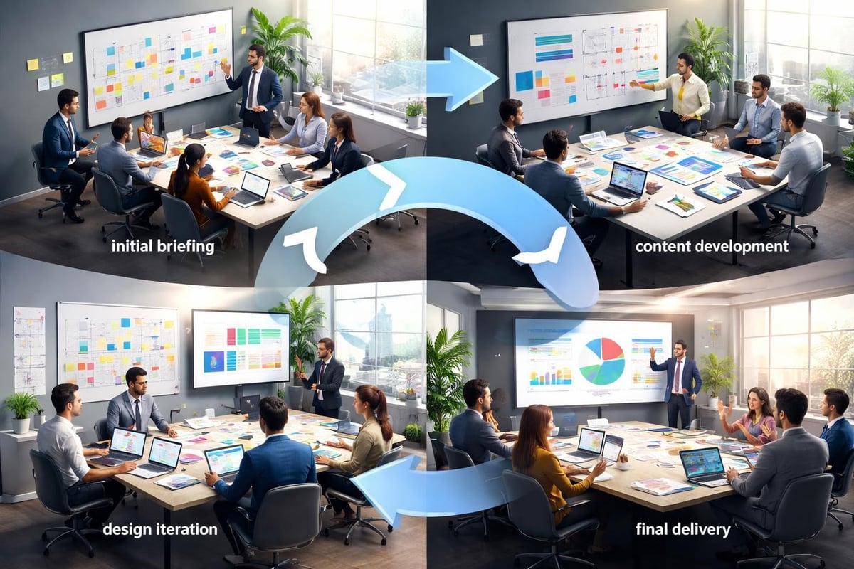 Professional presentation workflow