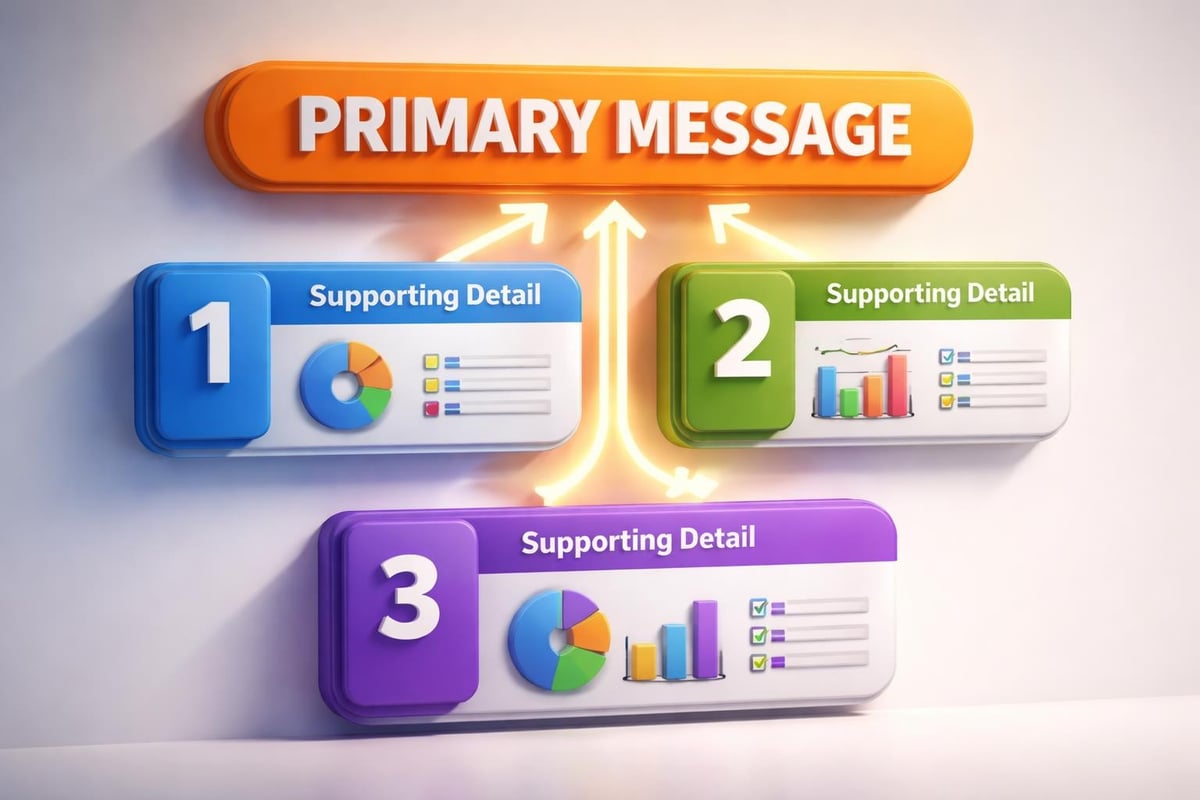 Information hierarchy in presentations