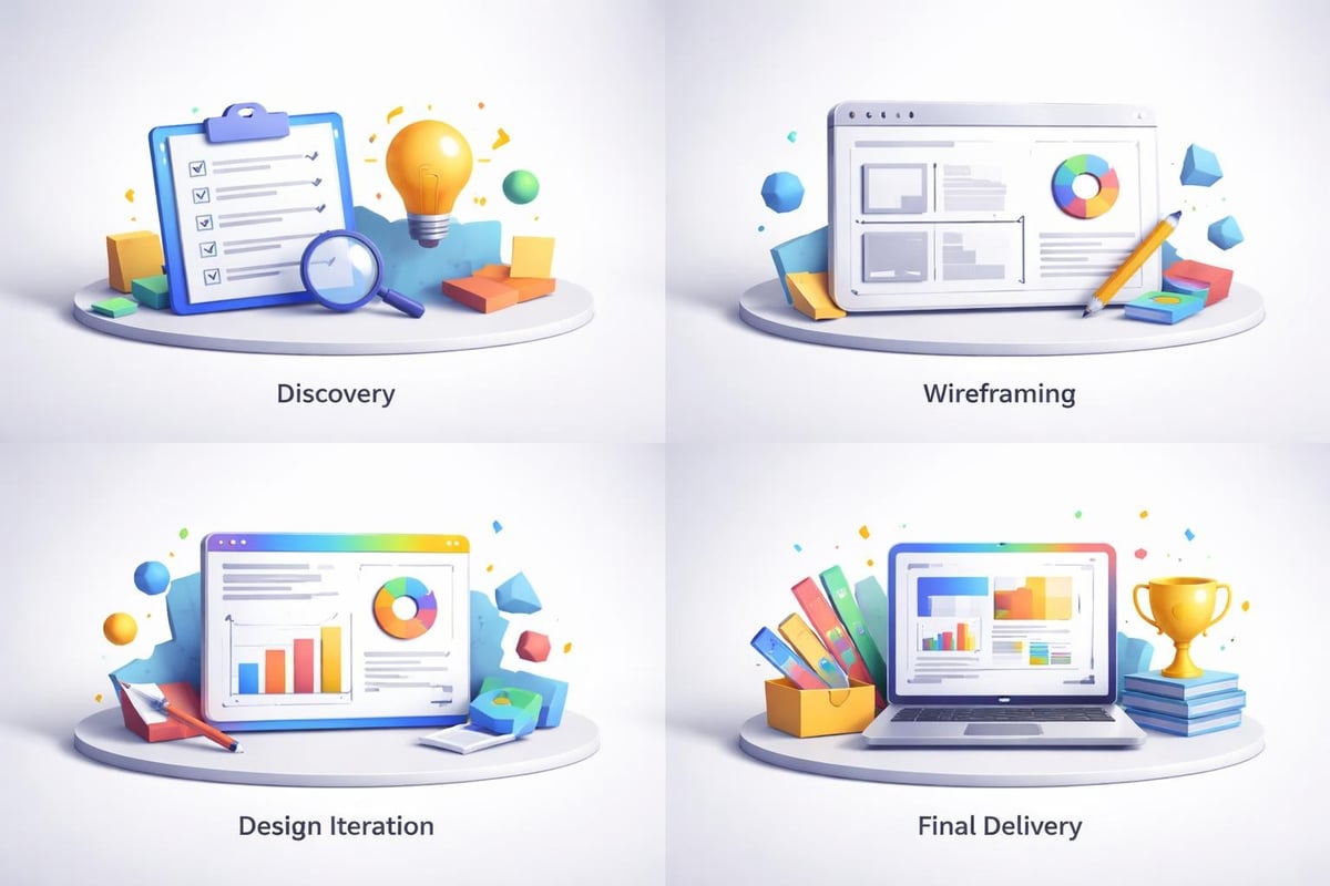 Professional design workflow process