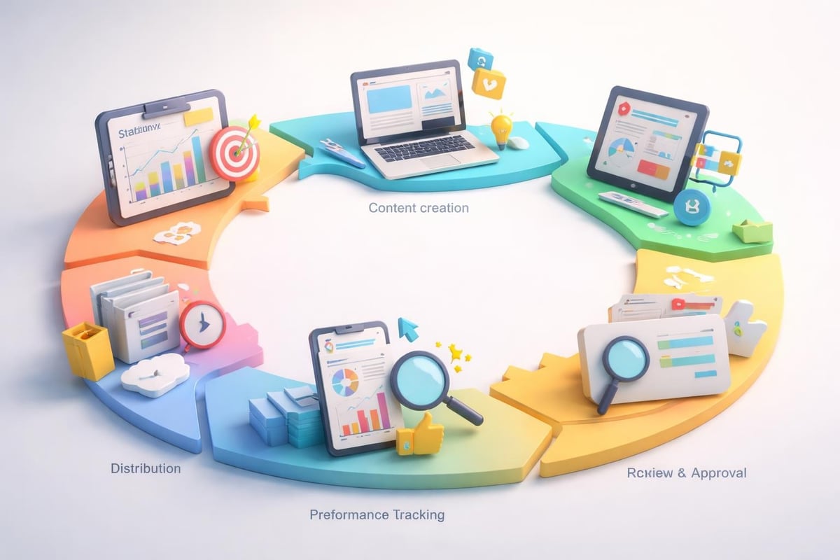 Presentation lifecycle management stages