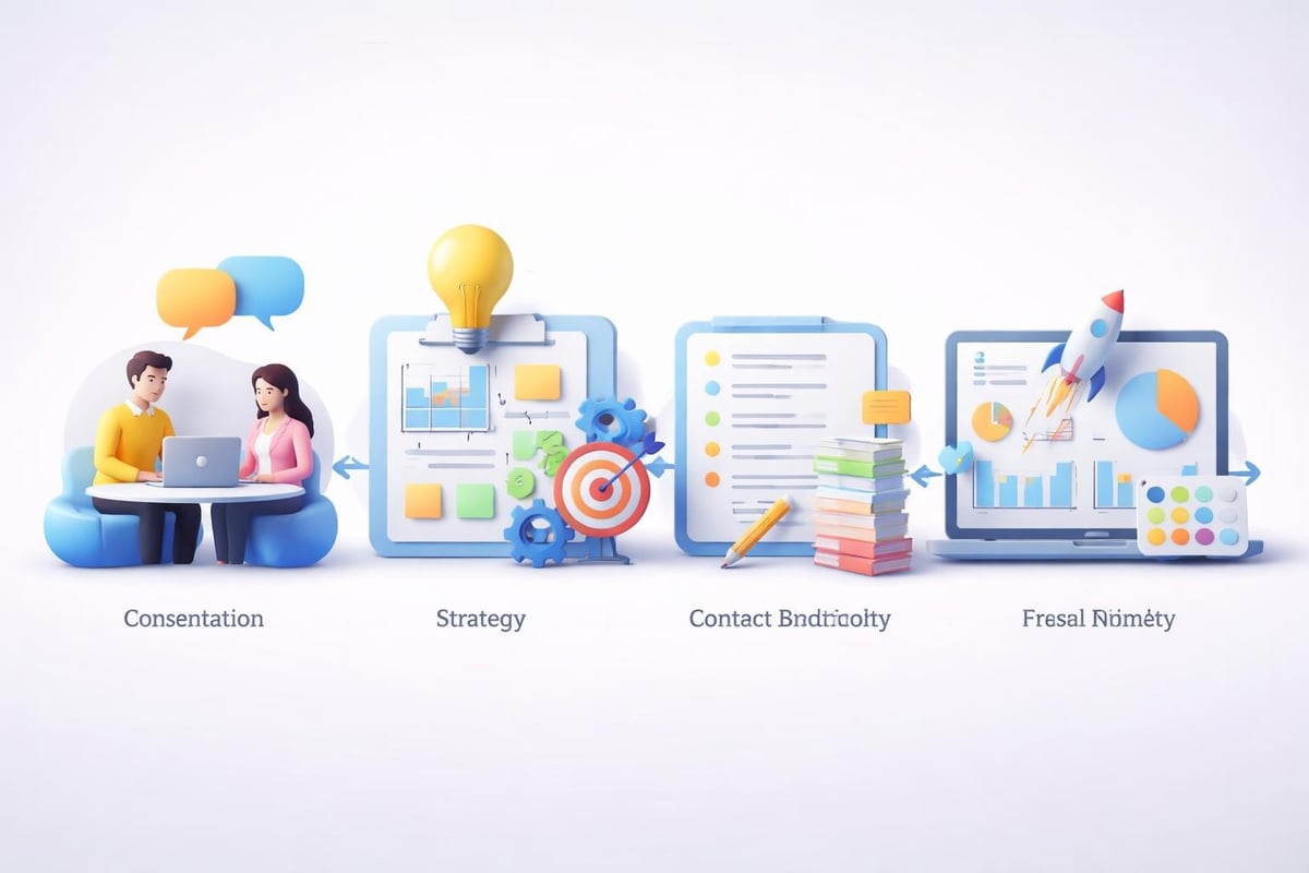 Presentation design process workflow