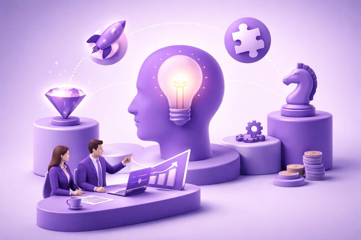 Purple color psychology in presentations