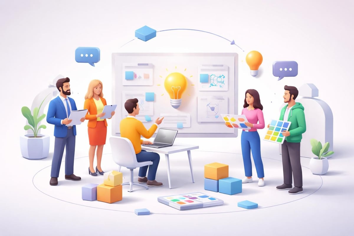 Presentation design collaboration workflow