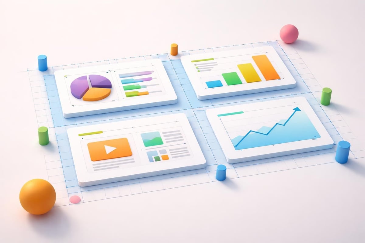 Professional slide layout structure