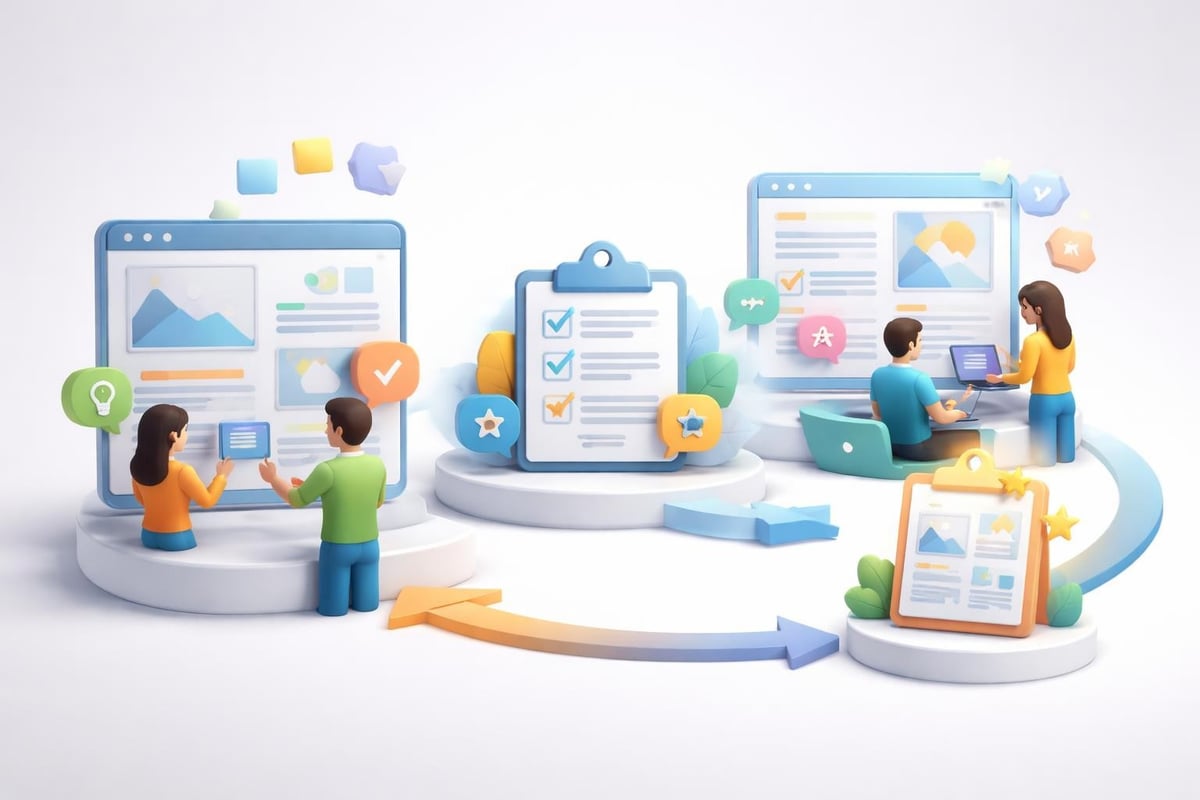 Presentation design iteration cycle