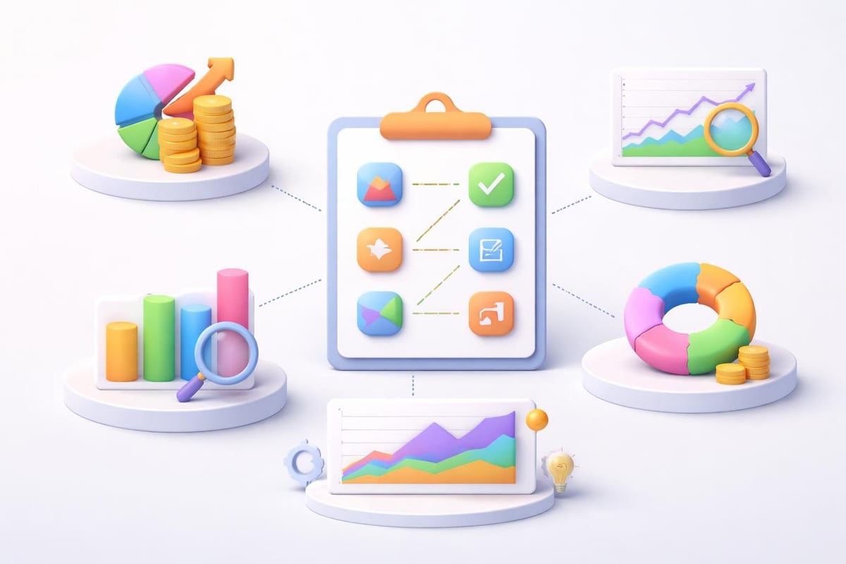 Financial chart type selection