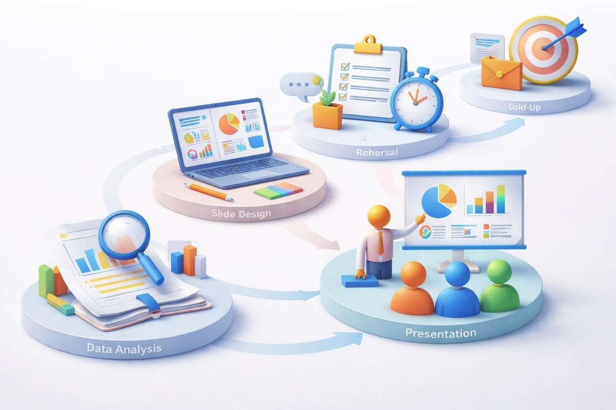 Financial presentation delivery process