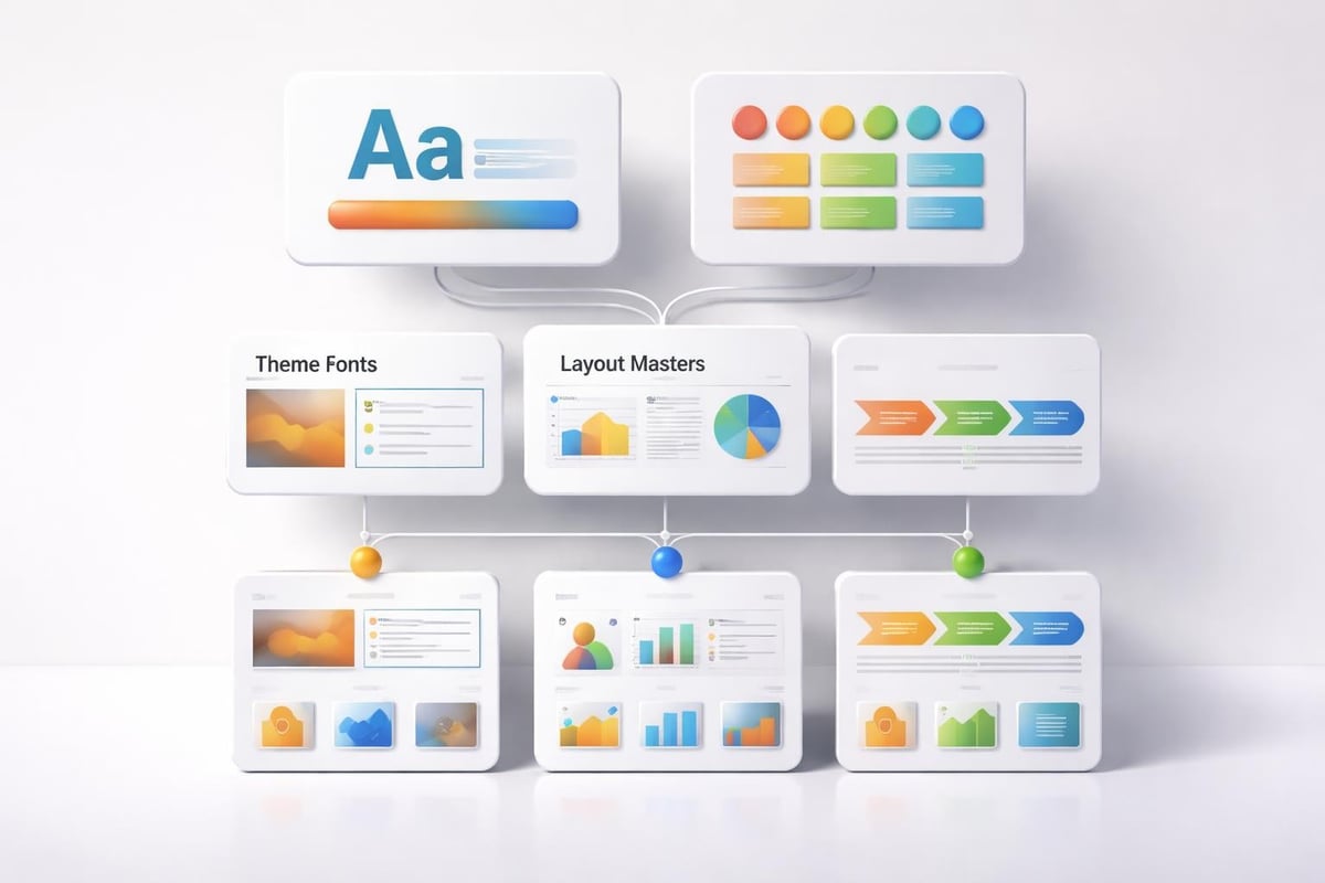 Master slide template architecture