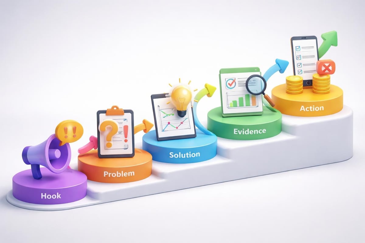 Business presentation structure