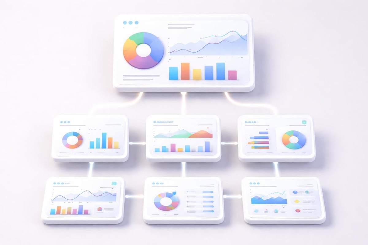 Layered data presentation structure
