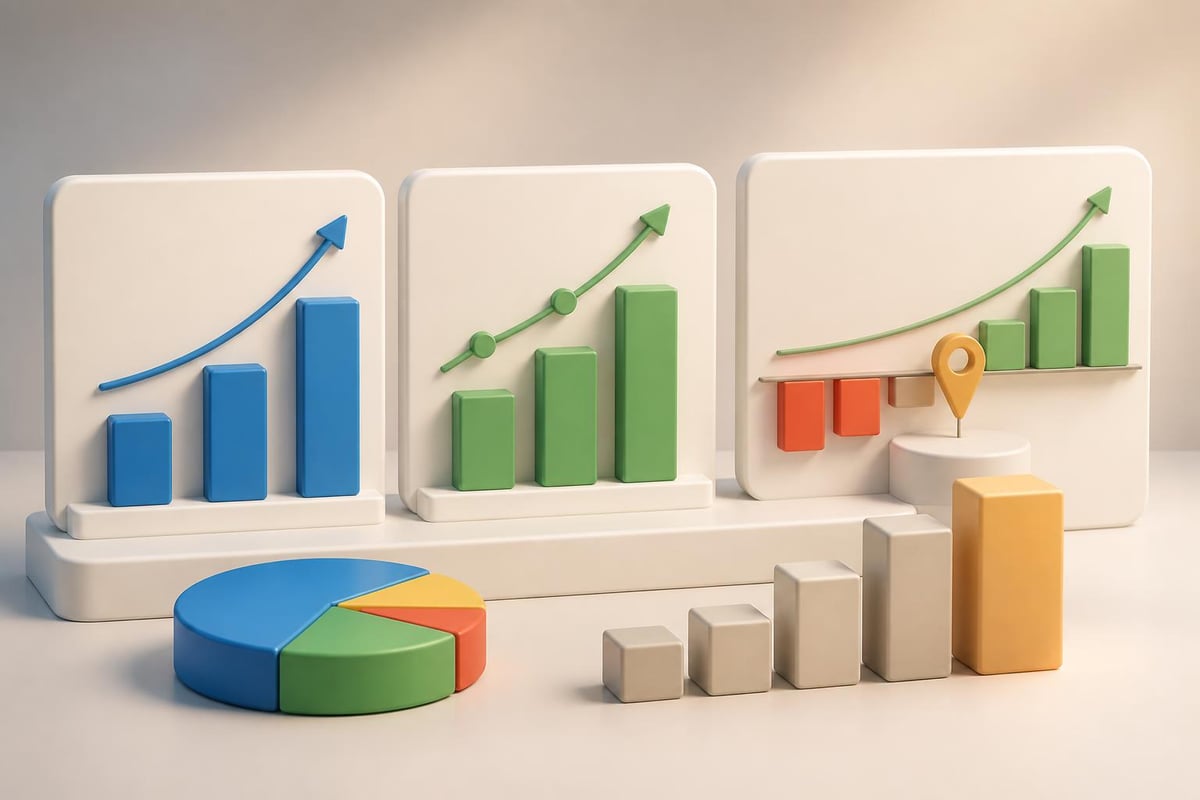 Financial metrics visualization