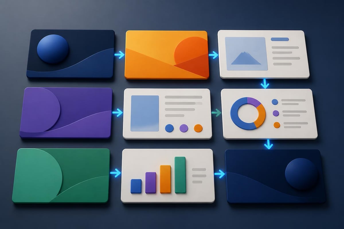 Conference presentation template structure