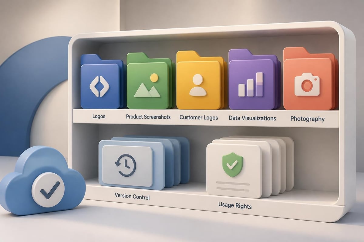 Template asset organization