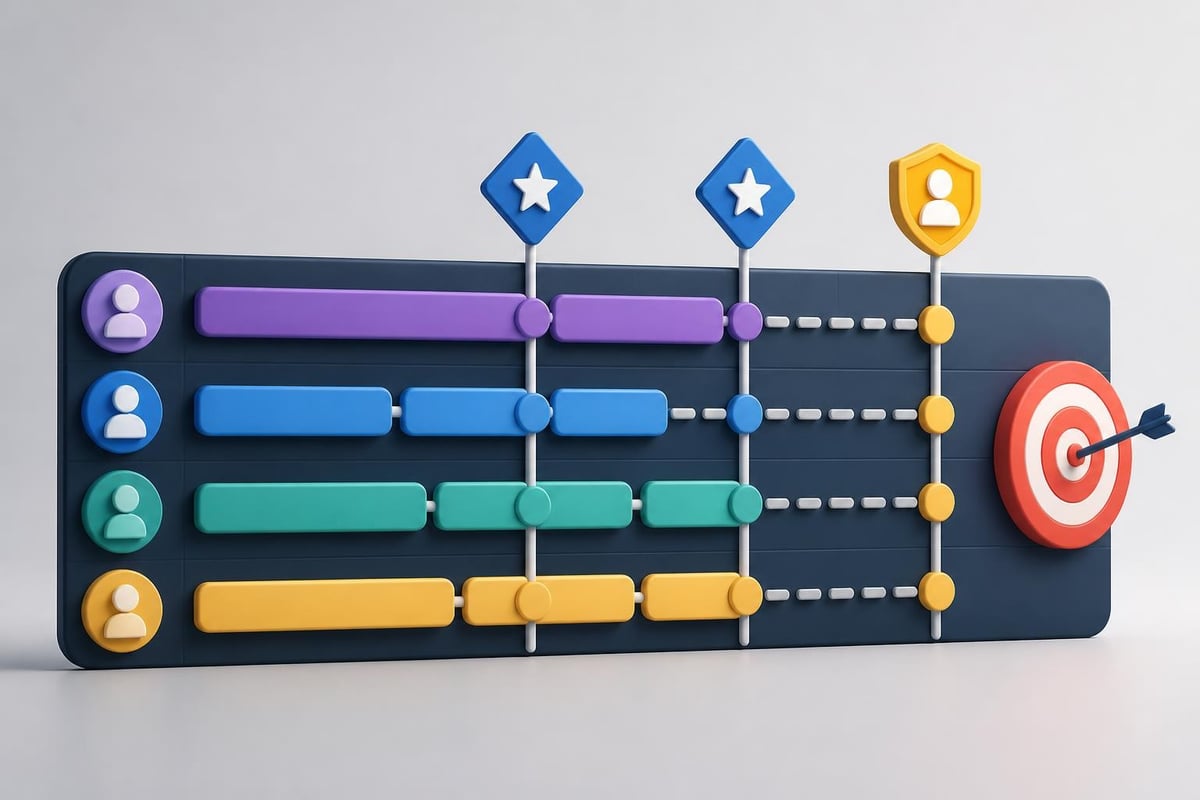 Team timeline management