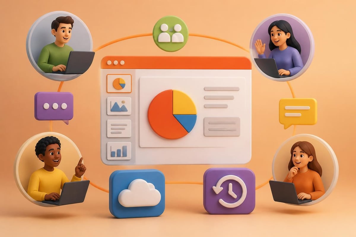Team collaboration tools for PowerPoint