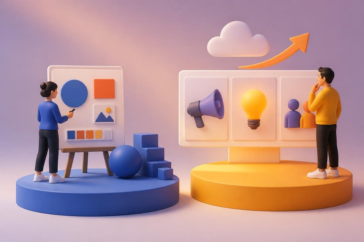 Comparison of art direction and creative direction roles