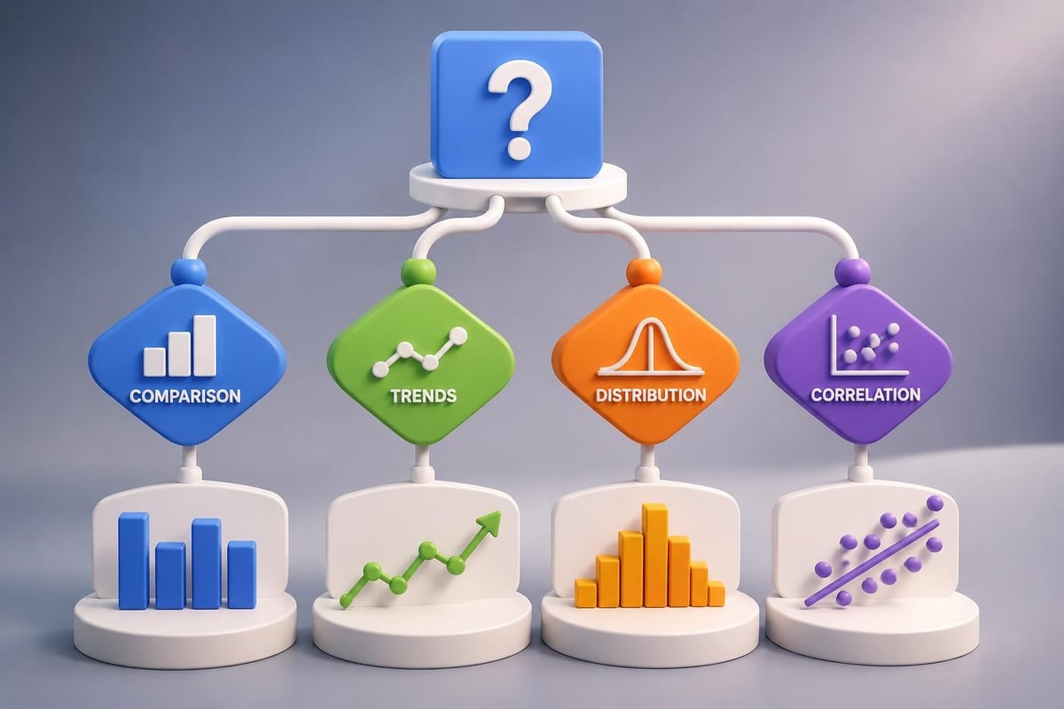 Data visualization decision tree