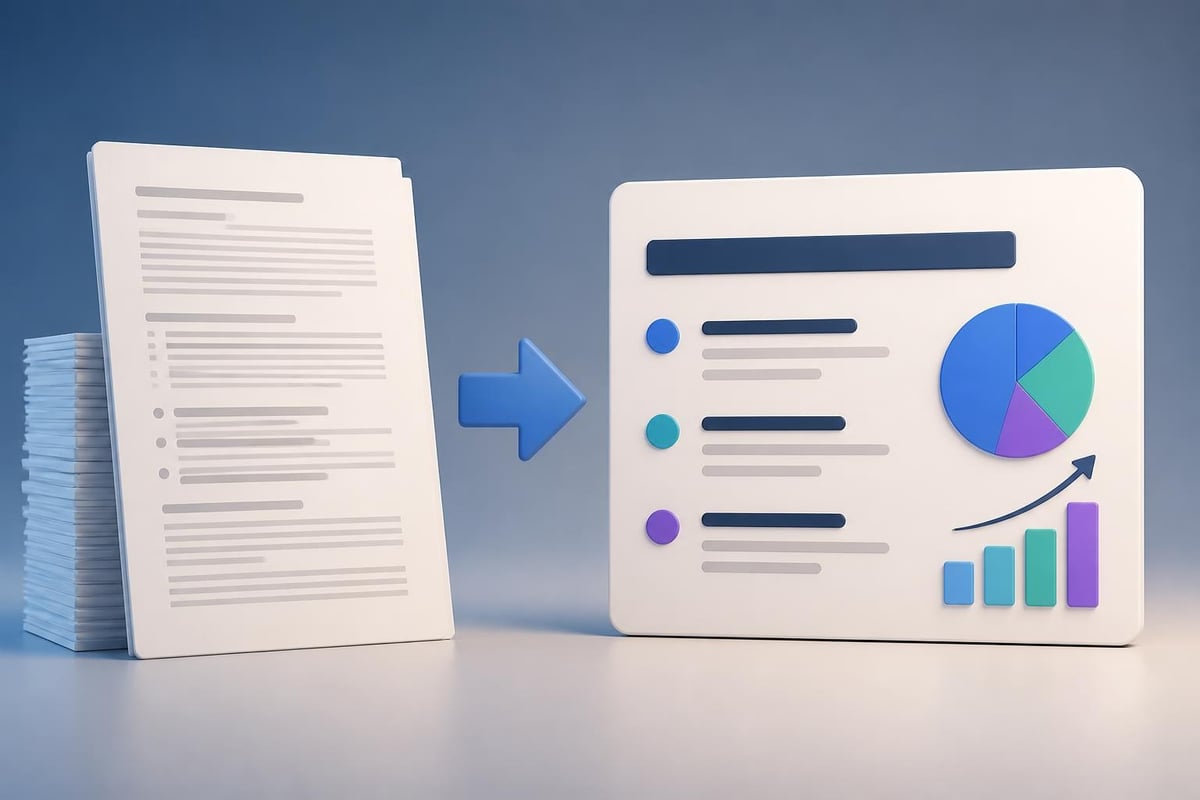 Slide content transformation