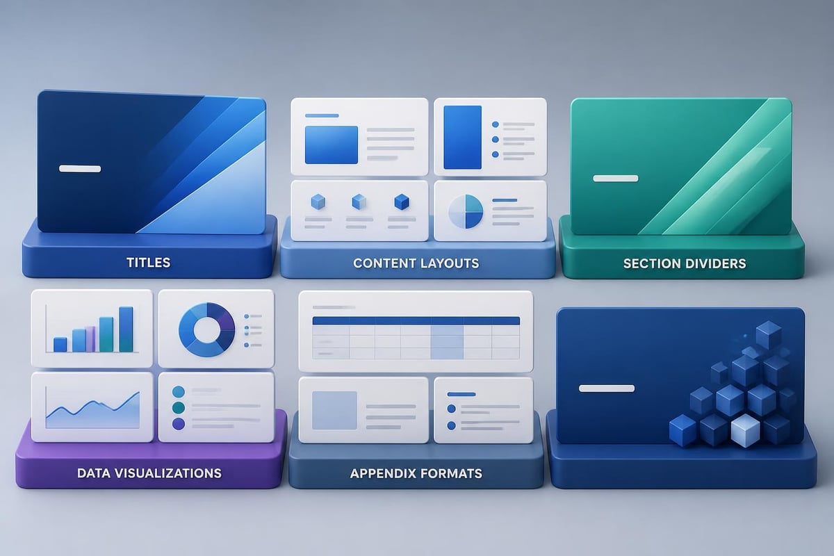 Presentation template system
