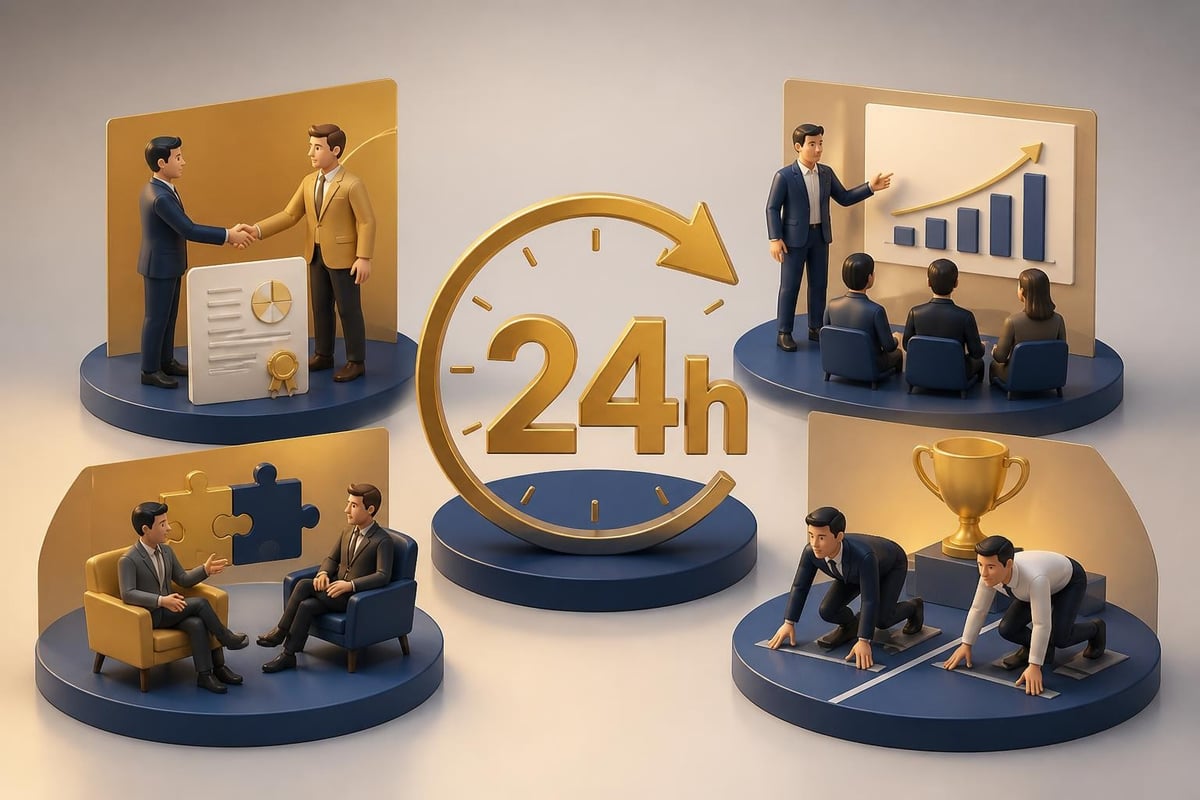 Time-critical business scenarios requiring fast pitch deck creation