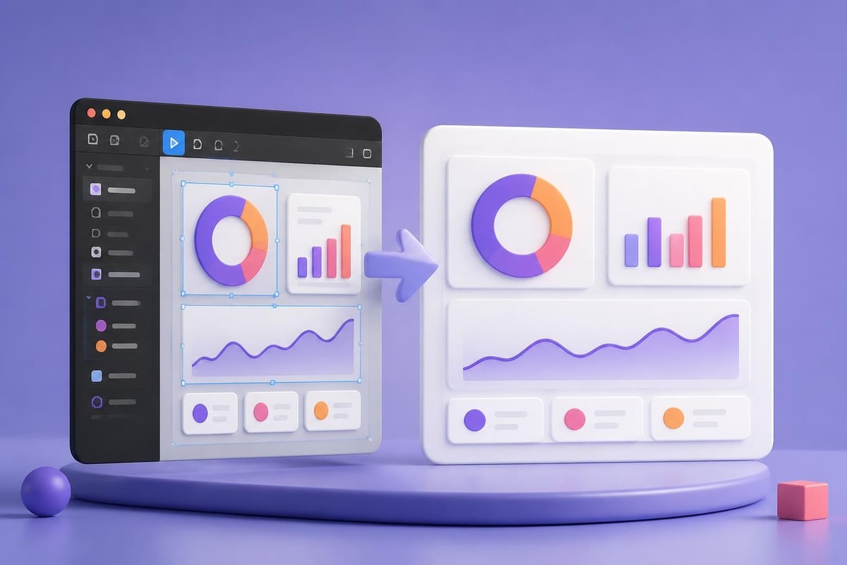 Design mode to presentation view workflow