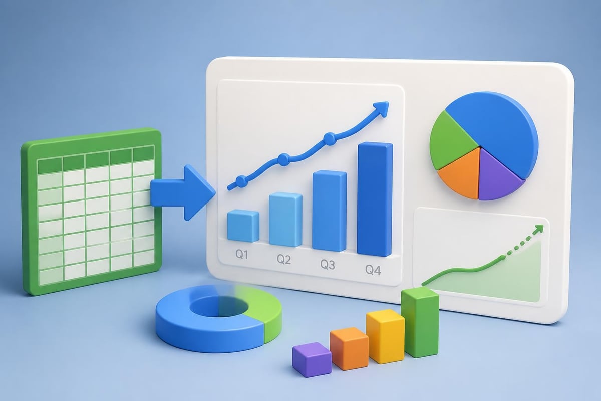 Data transformation in corporate presentations