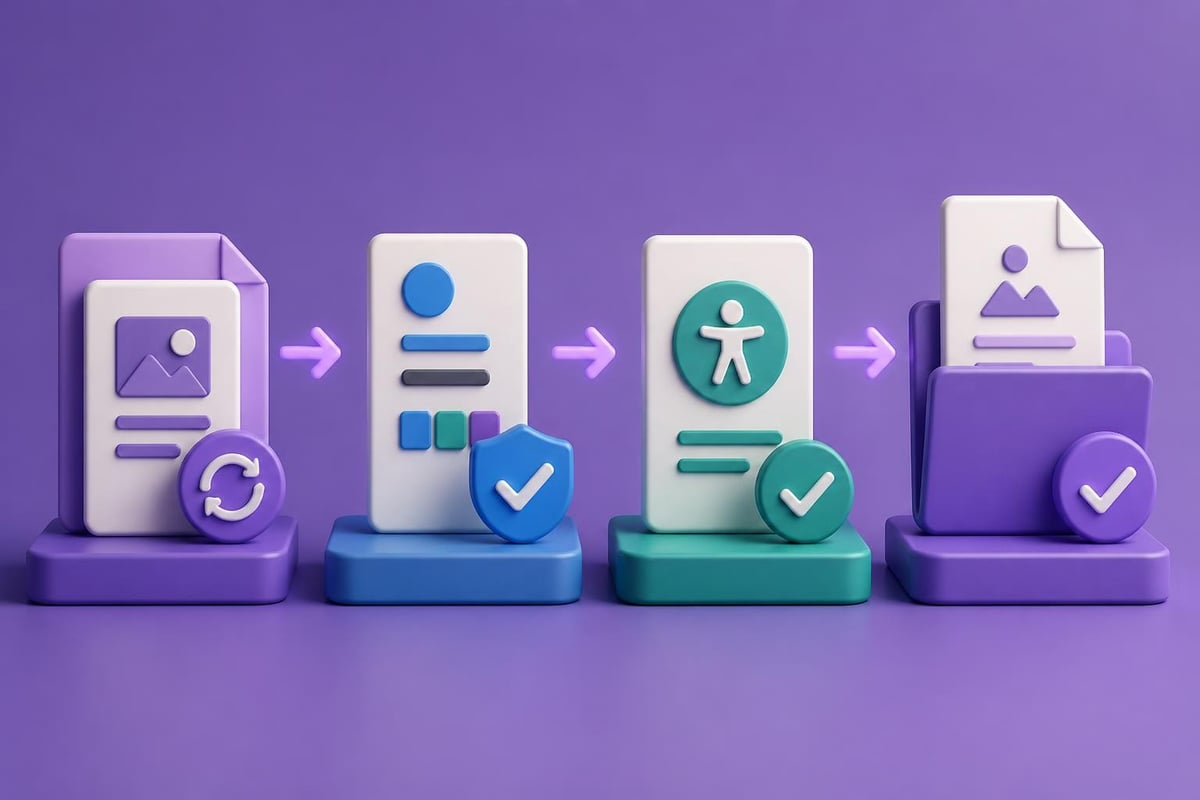 Template quality control process
