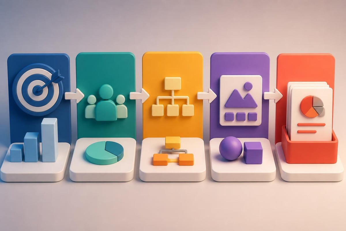 Presentation design process workflow