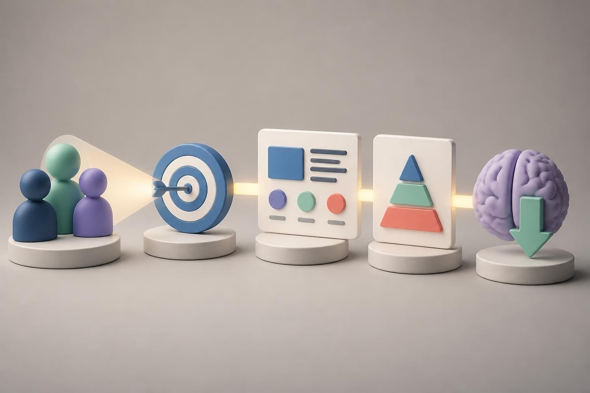 Visual design principles framework
