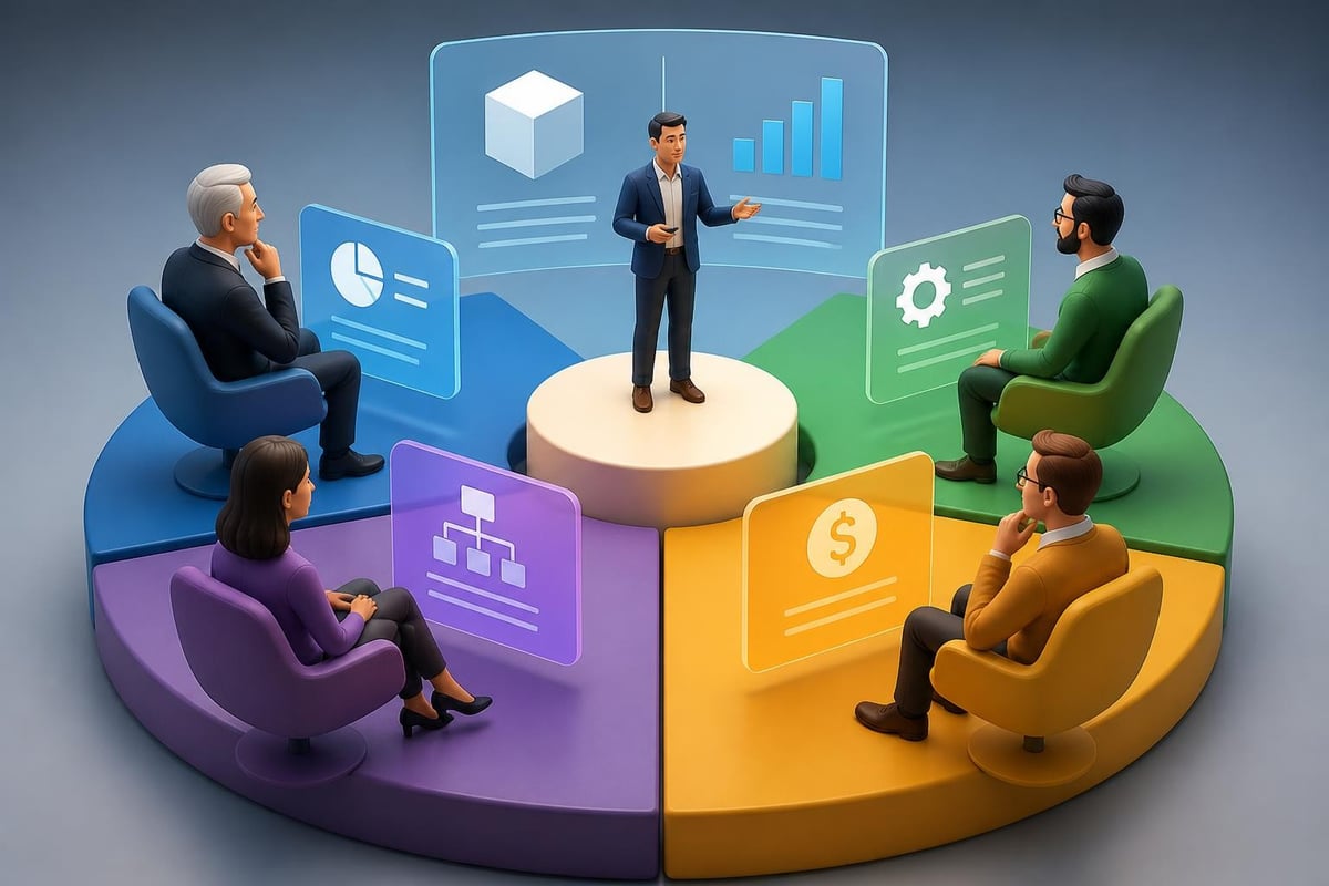 Audience segmentation for tech presentations