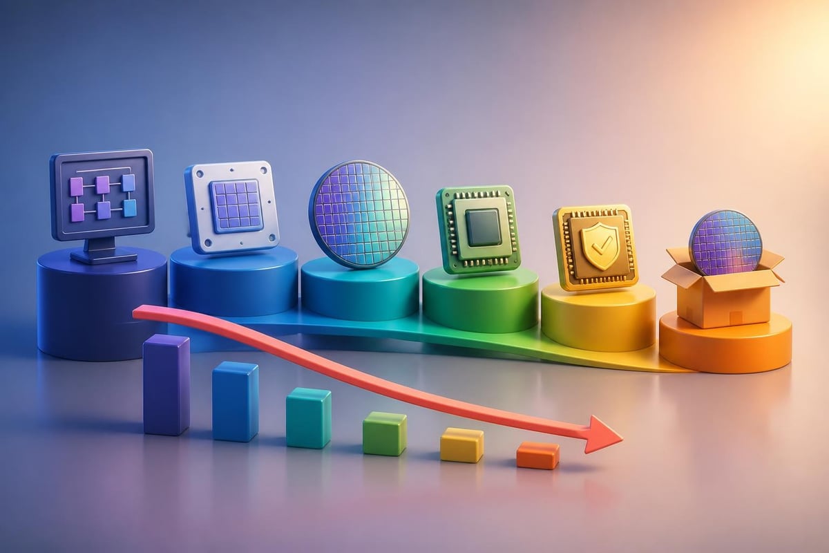 Chip development stages