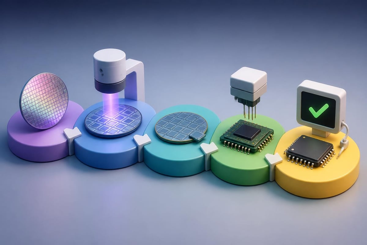 Semiconductor process flow visualization