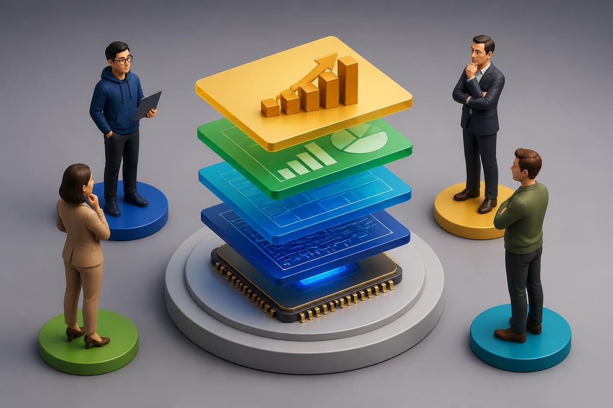 Audience segmentation for semiconductor infographics