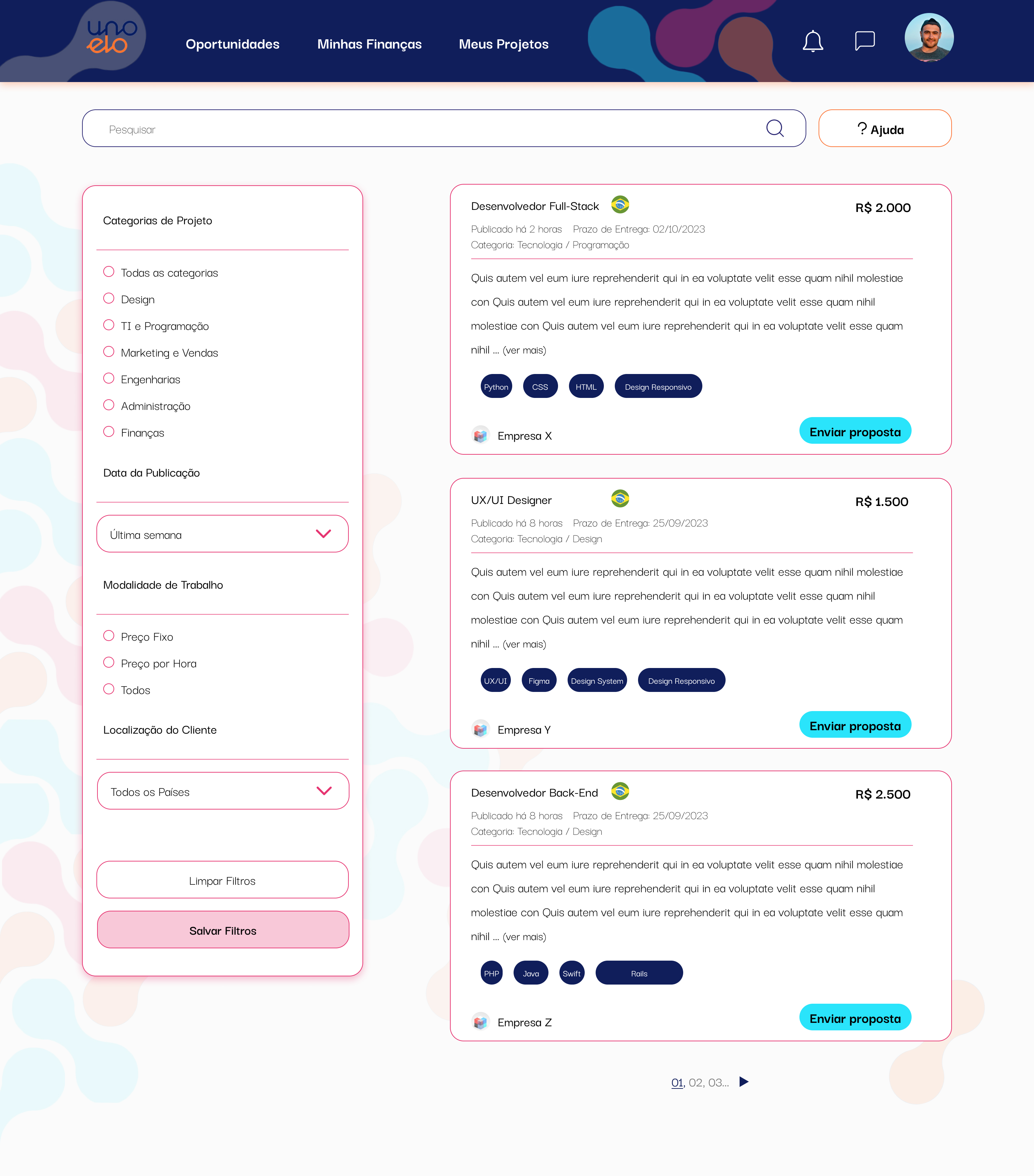 A screenshot of web page