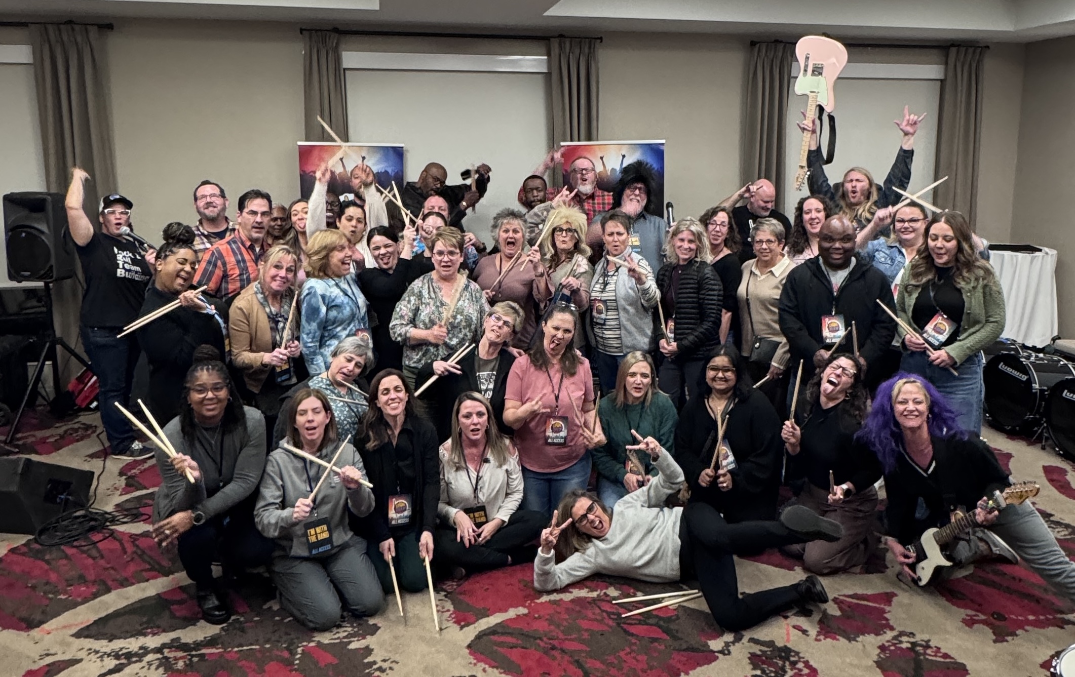 ROCKING THE HOUSE with Siemens + Drum Team Collective!