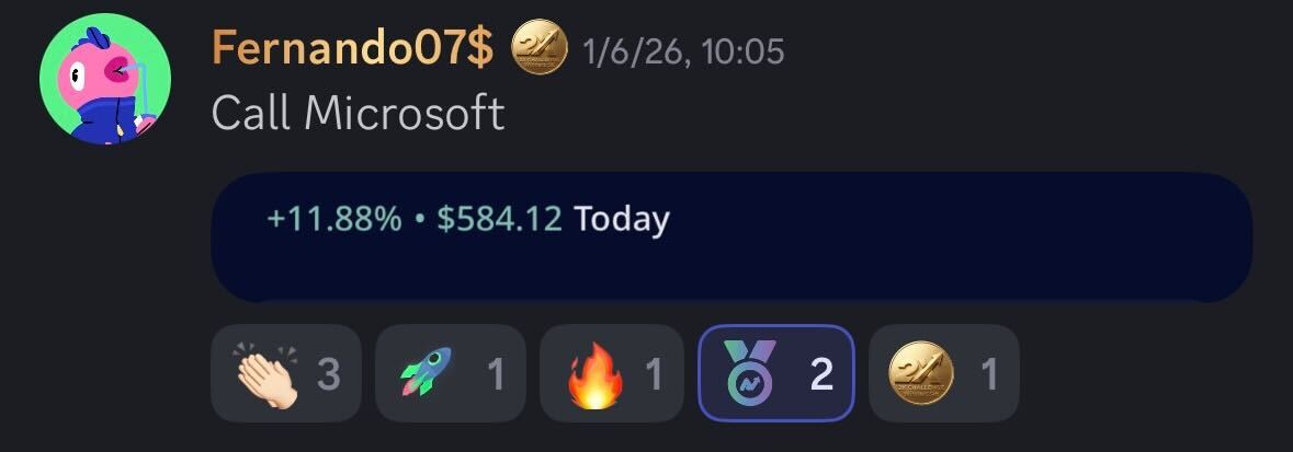 Testimonio real de un alumno de TradersHub (captura de Discord)