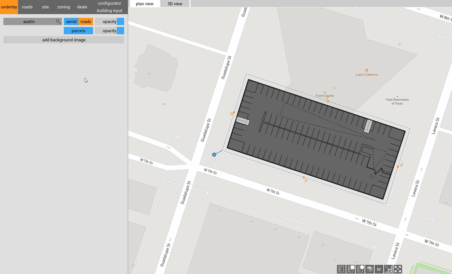 Add underlays of sketches or property lines