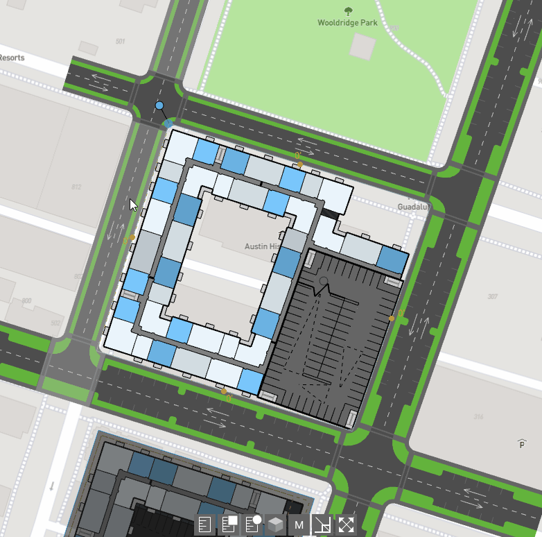 Right-click on a road segment to add another point