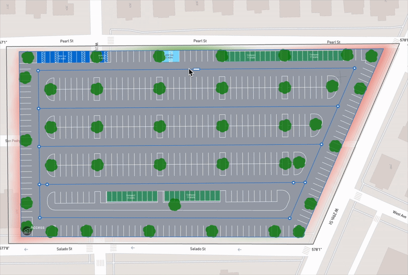 Manual Drive Aisle Configuration