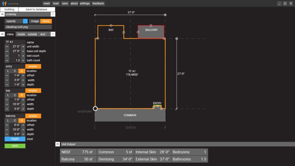 Fudging inline units for irregular spaces