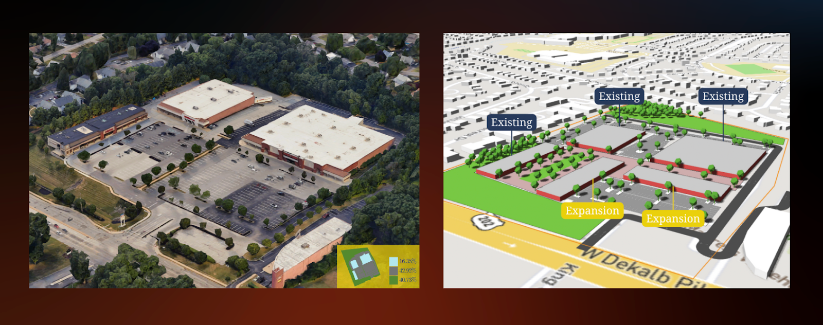 Unused parking redevelopment