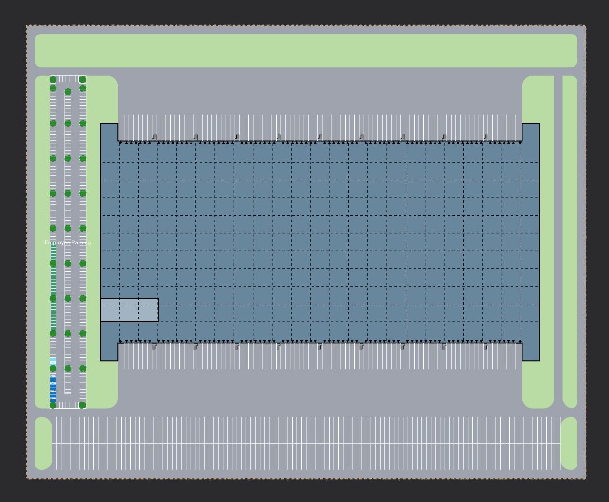 Cross-Dock Distribution - Single - Perimeter Loop