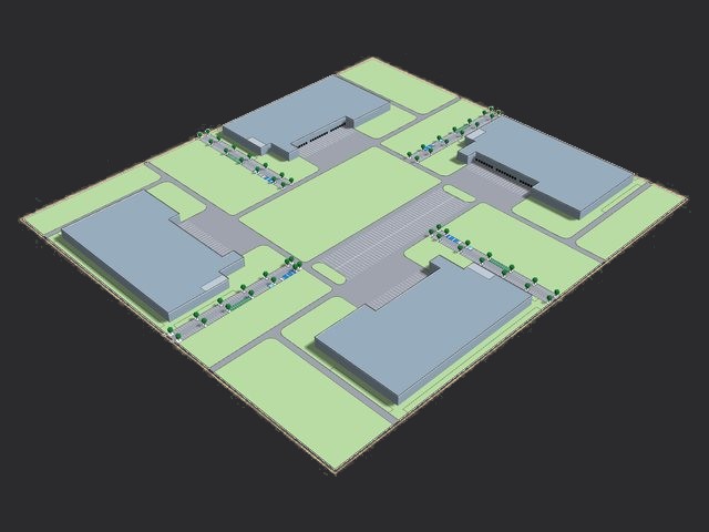 Rear-Load, Mixed Sizes, Truck Court