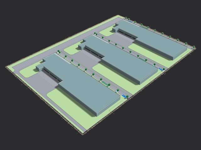 Side-Load, Mixed Sizes, Truck Court