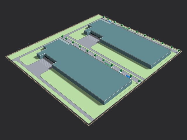 Side-Load, Flexible Size, Truck Court